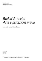 Rudolf Arnheim. Arte e percezione visiva - SIE