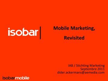 Isobar PowerPoint Template - IAB Community