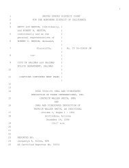 1 UNITED STATES DISTRICT COURT 1 FOR THE NORTHERN ...