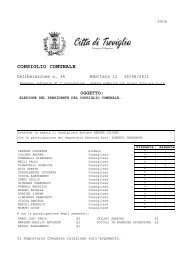 Elezione Presidente del Consiglio Comunale - Comune di Treviglio