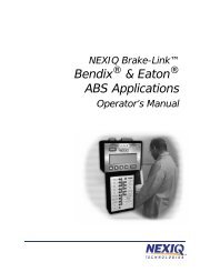Brake-Link Bendix & Eaton ABS Applications Operator's Manual