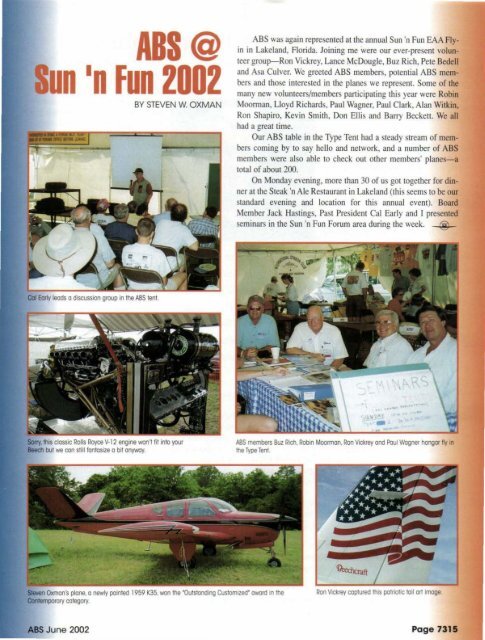 June 2002 - American Bonanza Society