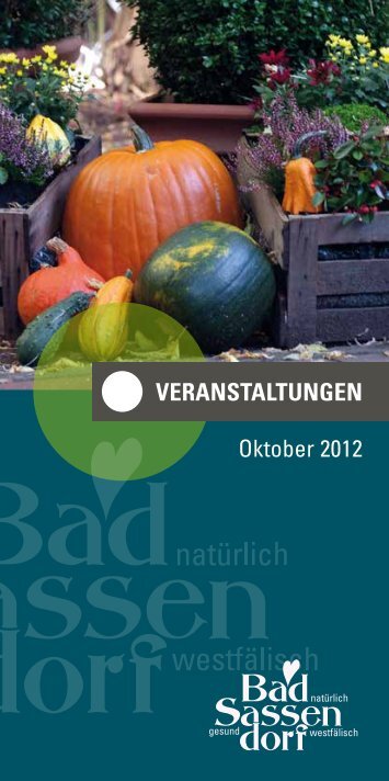 oktober 2012 - Tagungs- und Kongresszentrum Bad Sassendorf