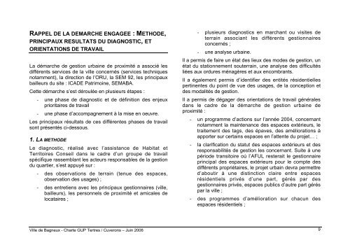 charte de gestion urbaine de proximite - Bagneux