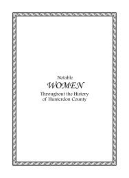 Women - Hunterdon County, New Jersey