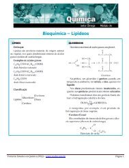 BioquÃ­mica â LipÃ­deos - Portal de Estudos em QuÃ­mica