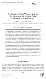 An Adaptive Finite Volume Method for Incompressible Heat Flow ...