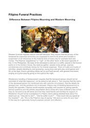 Filipino Funeral Practices - Philippine Culture