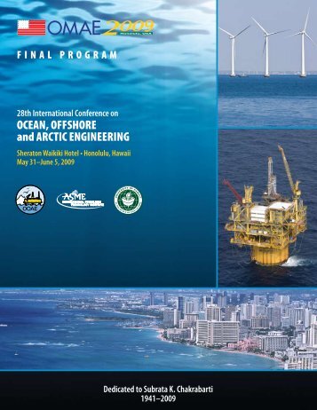 OCEAN, OFFSHORE and ARCTIC ENGINEERING - Sea to Sky ...