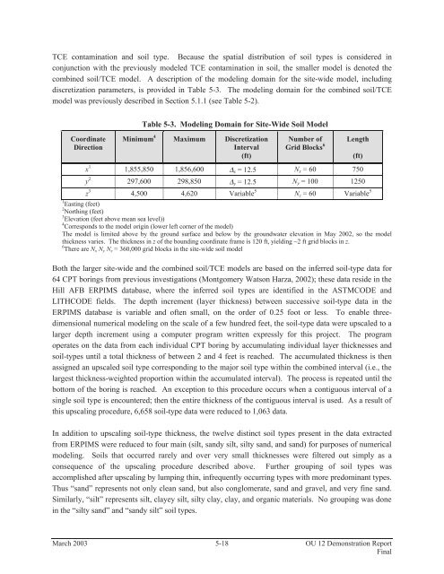 Source Zone Delineation Demonstration Report - Triad Resource ...