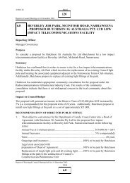 proposed hutchison 3g australia pty ltd low impact telecommunications