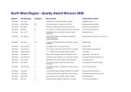 North West Region - Quality Award Winners 2008 - NHBC Home