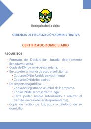 19 - CERTIFICADO DOMICILIARIO.pdf - Municipalidad de La Molina
