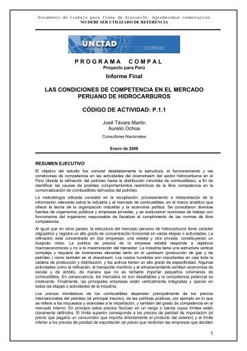 P R O G R A M A     C O M P A L Informe Final LAS ... - Unctad XI