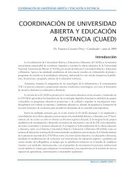 coordinaciÃ³n de universidad abierta y educaciÃ³n a distancia (cuaed)