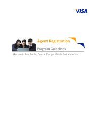 Agent Registration - Visa Asia Pacific