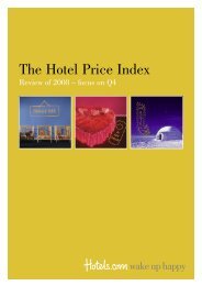 The Hotel Price Index - Hotels.com Press Room