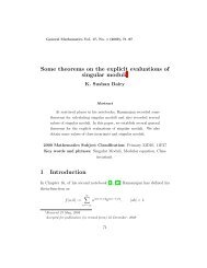 Some theorems on the explicit evaluations of singular moduli