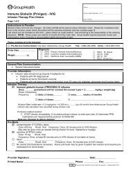 IVIG - Group Health Cooperative