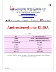 Androstenedione ELISA - ELISA kits