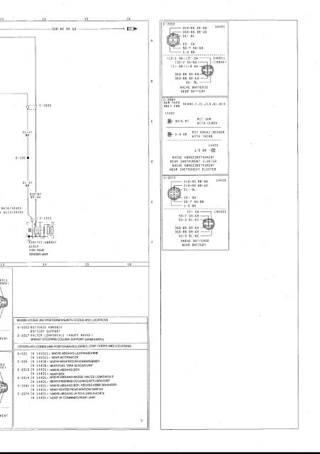 Sierra & Cosworth Wiring Diagrams 1991 German