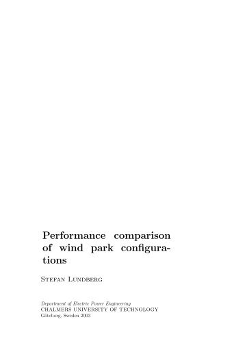 Performance comparison of wind park configura - webfiles its vmware