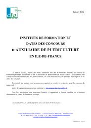 FORMATION d'AUXILIAIRE DE PUERICULTURE EN ...