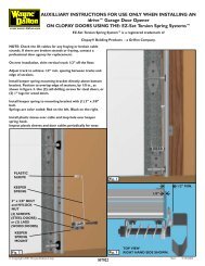 EZ-Set Torsion Spring System