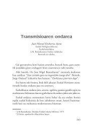 Transmisioaren ondarea - Mendebalde