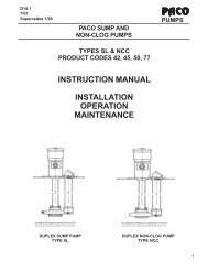 D1d.1 Pages 1-10 Dated 4-10-06 Type SL & NCC.pmd - Paco Pumps