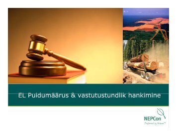 EL P id Ã¤Ã¤ & t t t dlik h ki i EL PuidumÃ¤Ã¤rus ... - NEPCon