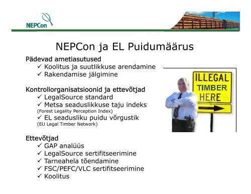 EL P id Ã¤Ã¤ & t t t dlik h ki i EL PuidumÃ¤Ã¤rus ... - NEPCon