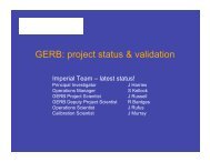 GERB Update - ceres