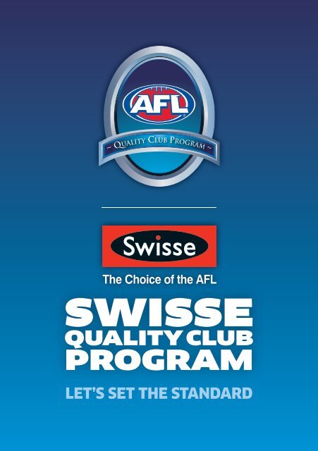Swisse Quality Club Program Booklet.pdf - AFL Community