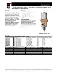 V248 Series 3-Way Pressure-Actuated Water-Regulating Valves for ...