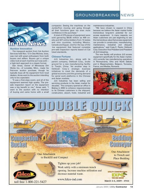 View Full January PDF Issue - Utility Contractor Online