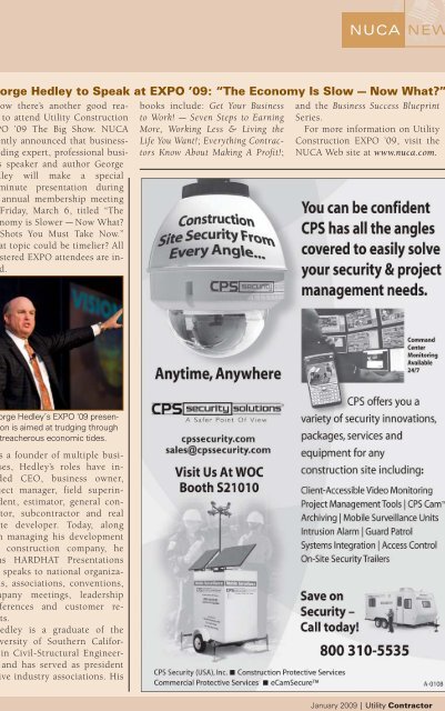 View Full January PDF Issue - Utility Contractor Online