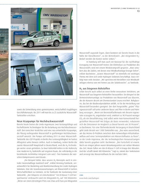 Download Linde Technology 1 | 2010 (PDF 3,5 MB) - Linde Gas