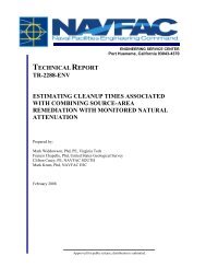 Estimating Cleanup Times Associated with Combining Source-Area ...