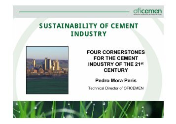 SUSTAINABILITY OF CEMENT INDUSTRY