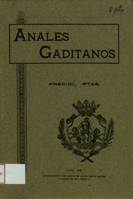 CADIZ: 1905. - DSpace CEU