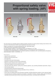 VYC 095 316SS Safety Valve - Alma-valves.ie