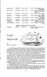 Lunc!J Shipwrecks - Lundy