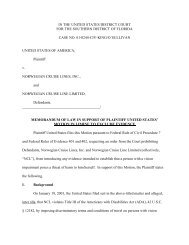 US v. Norwegian Cruise Lines, Inc. and Norwegian ... - ADA.gov