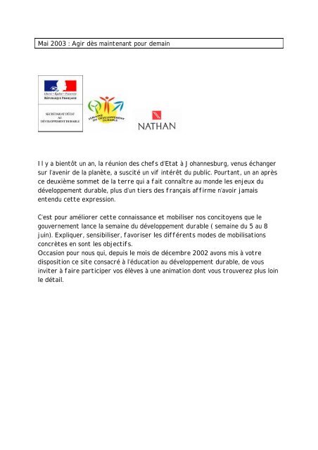 dÂ´informations... - Nathan