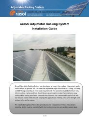 å¯è°æ¯æ¶ Adjustable Racking System Grasol Adjustable ... - Solar360