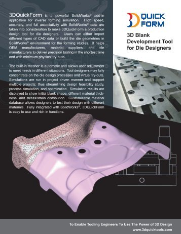 3D Blank Development Tool for Die Designers - 3D CAD/CAM ...