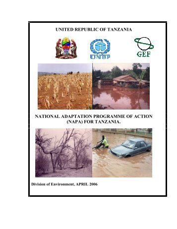 Tanzania National Adaptation Programme of Action - Sokoine ...