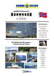 Flyer HUMMI-Reisen 13Tg Norwegen 12