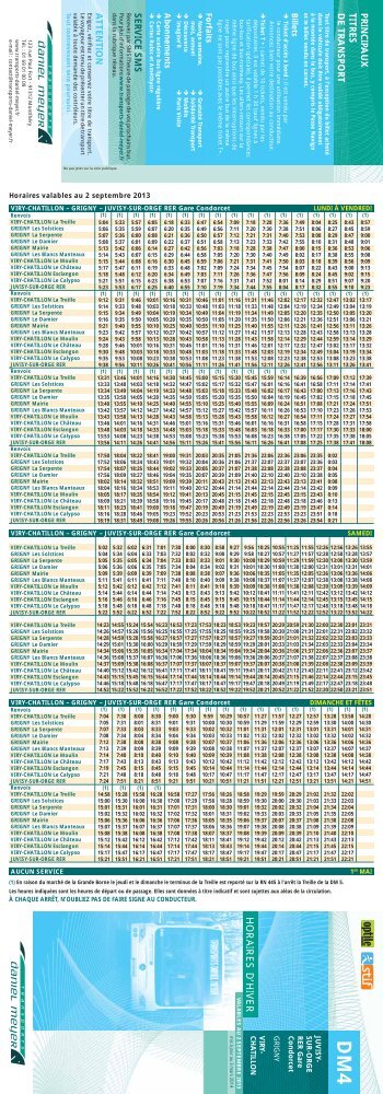 DM 4 Fiche Horaire hiver.qxd - Transports Daniel Meyer